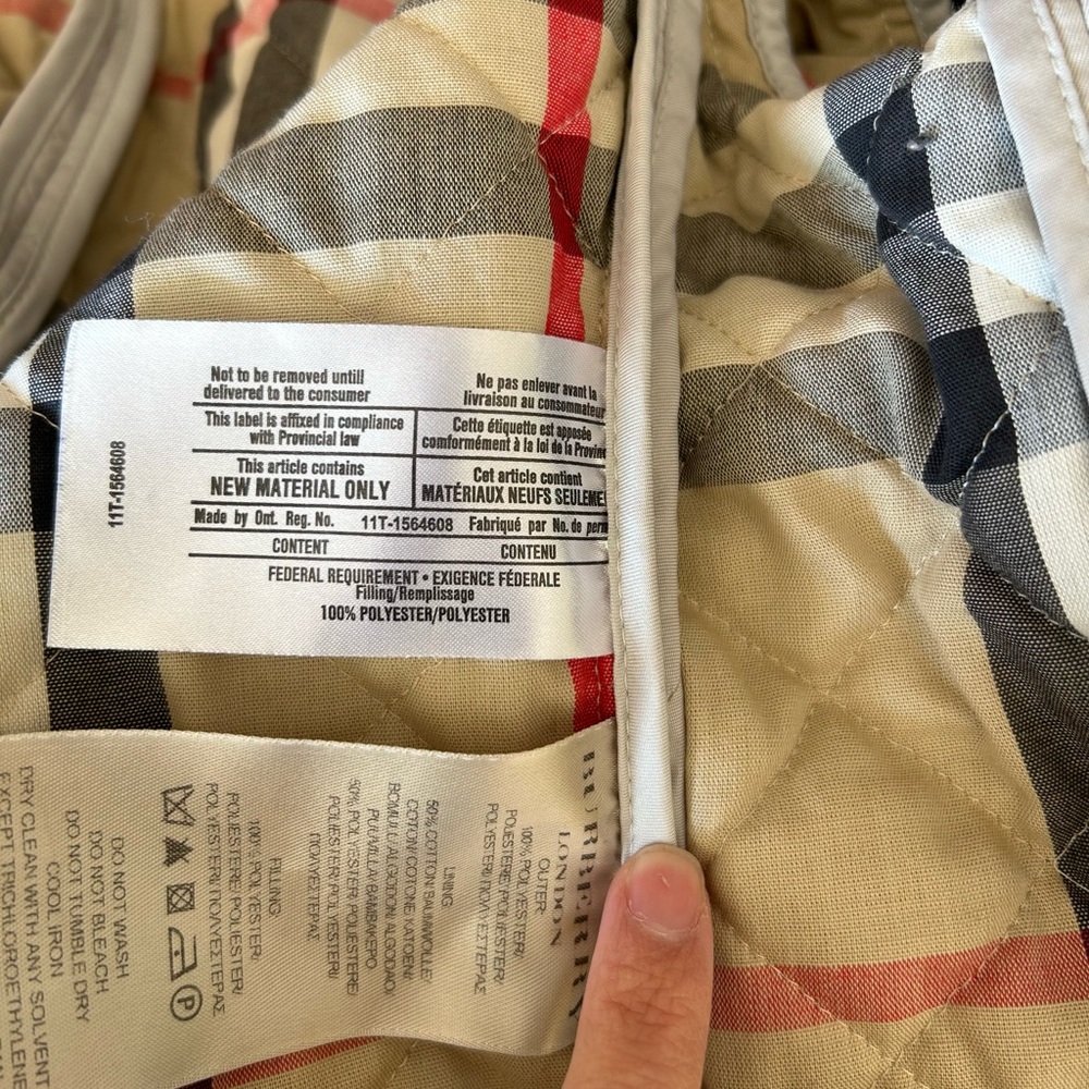 Burberry Diamond-Quilted Jacket - Picture 10 of 14